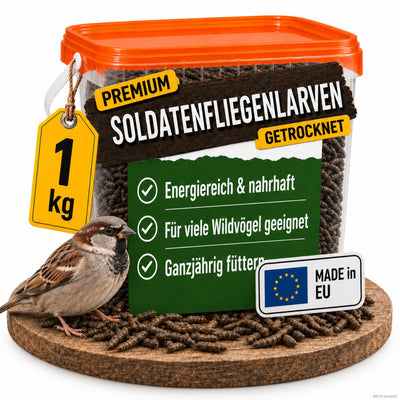 Premium Soldatenfliegenlarven
