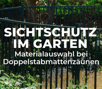 Sichtschutz-im-Garten-Materialauswahl-bei-Doppelstabmattenzäunen Terrauno