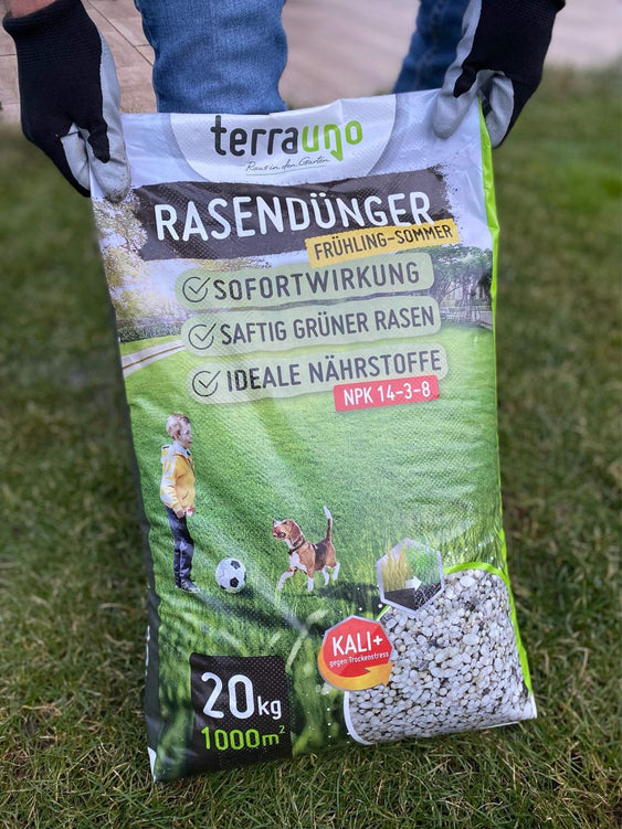 TerraUno Frühjahr-/Sommer-Dünger – Verpackung im Detail
