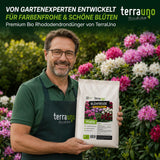 Premium BIO Rhododendrondünger Blühfreude von TerraUno – von Gartenexperten entwickelt