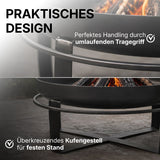 CookKing Viking 60 mit umlaufendem Tragegriff und überkreuzendem Kufengestell für festen Stand
