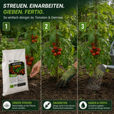 Premium BIO Tomaten- & Gemüsedünger Ernteglück von TerraUno – von Gartenprofis entwickelt