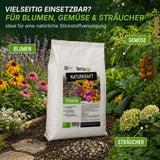 TerraUno Bio Hornspäne vielseitig einsetzbar für Blumen, Gemüse und Sträucher
