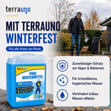TerraUno Pool-Wintermittel 5 L – 3in1 Winterpower gegen Algen, Kalk und Ablagerungen