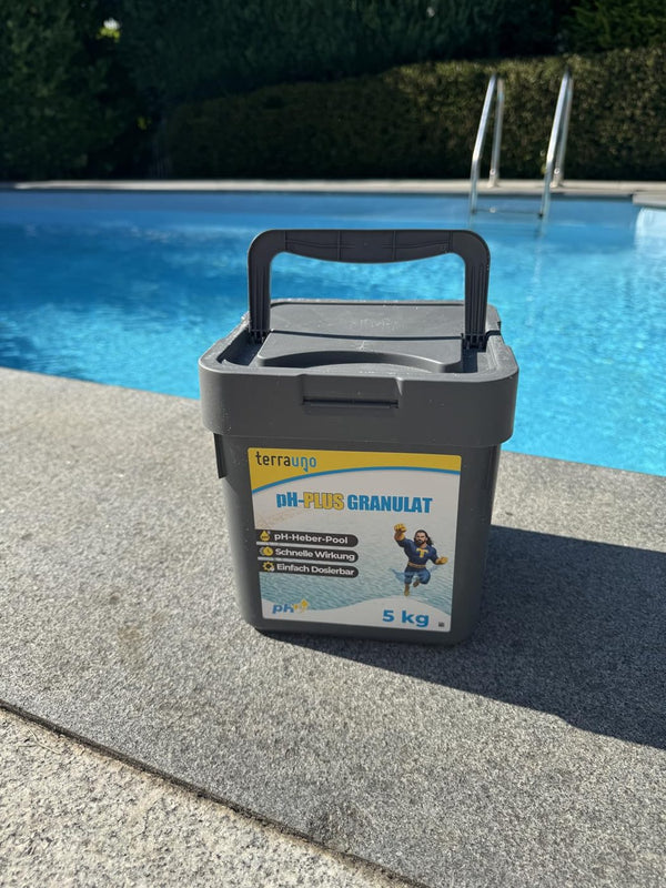 TerraUno pH-Plus Granulat am Pool